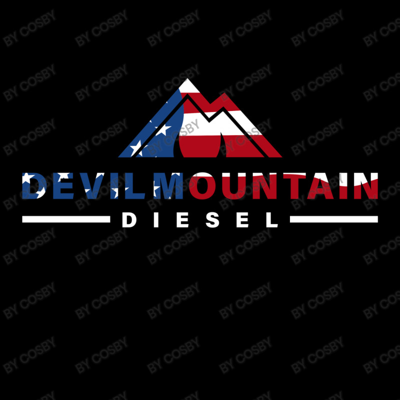 Devil Mountain Diesel Cropped Hoodie by Cosby | Artistshot