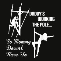 Mens Daddy Work Pole So Mommy Doesnt Have To Lineman Tshirt T Shirt Scorecard Crop Tee | Artistshot