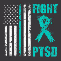 Mens Fight Ptsd Awareness American Flag Veteran Support T Shirt Ladies Curvy T-shirt | Artistshot