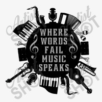 Where Words Fail Music Speaks Champion Hoodie | Artistshot