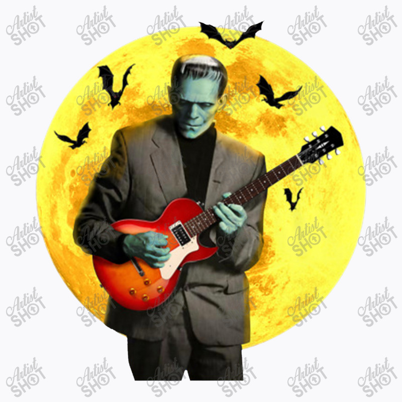 Franken Guitar Frankenstein Plays Electric Guitar Halloween Premium T-Shirt by kabelistrik | Artistshot