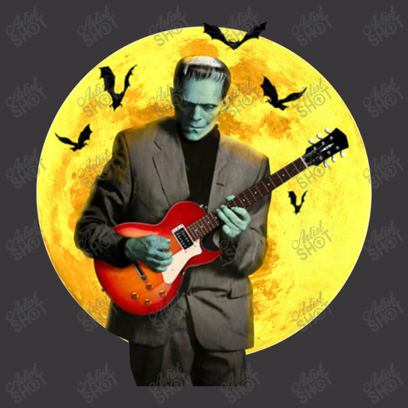 Franken Guitar Frankenstein Plays Electric Guitar Halloween Premium Ladies Curvy T-Shirt by kabelistrik | Artistshot