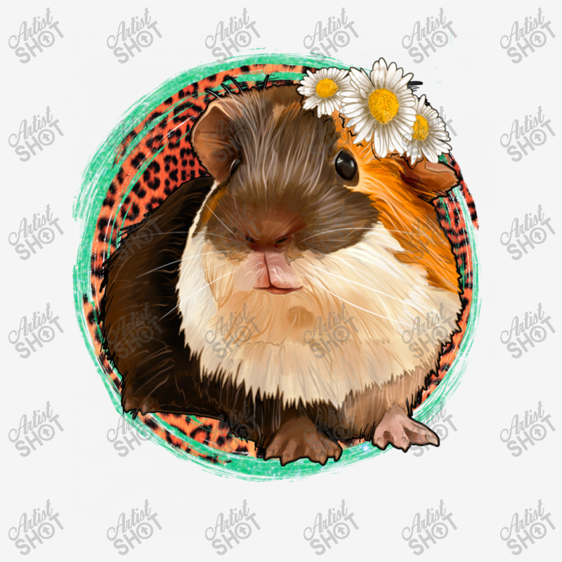 Floral Leopard Guinea Pigs Oval Patch | Artistshot