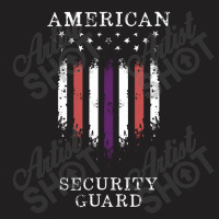 Security Guard Officer Thin Purple Line T-shirt | Artistshot