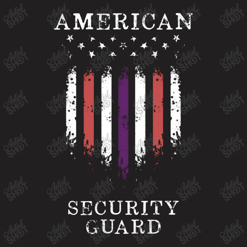 Security Guard Officer Thin Purple Line T-shirt | Artistshot