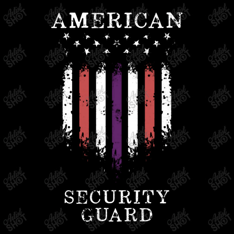 Security Guard Officer Thin Purple Line Pocket T-shirt | Artistshot