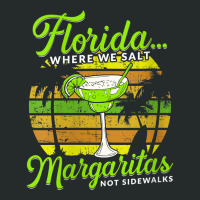 Womens Florida Salt Margaritas Not Sidewalks Beach Winter Holiday V Ne Women's Triblend Scoop T-shirt | Artistshot