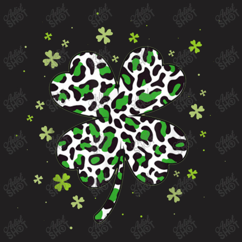 Shamrock Leopard Print T-shirt | Artistshot