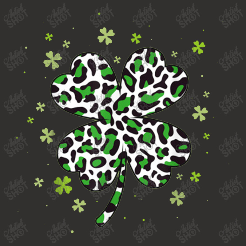 Shamrock Leopard Print Champion Hoodie | Artistshot