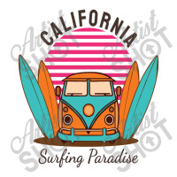 California Surfing Paradise V-neck Tee | Artistshot