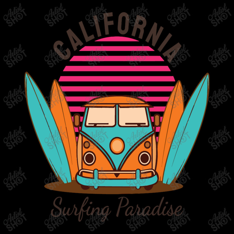 California Surfing Paradise Fleece Short by aldishuher | Artistshot