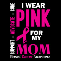 I Wear Pink For My Mom (breast Cancer Awareness) Maternity Scoop Neck T-shirt | Artistshot