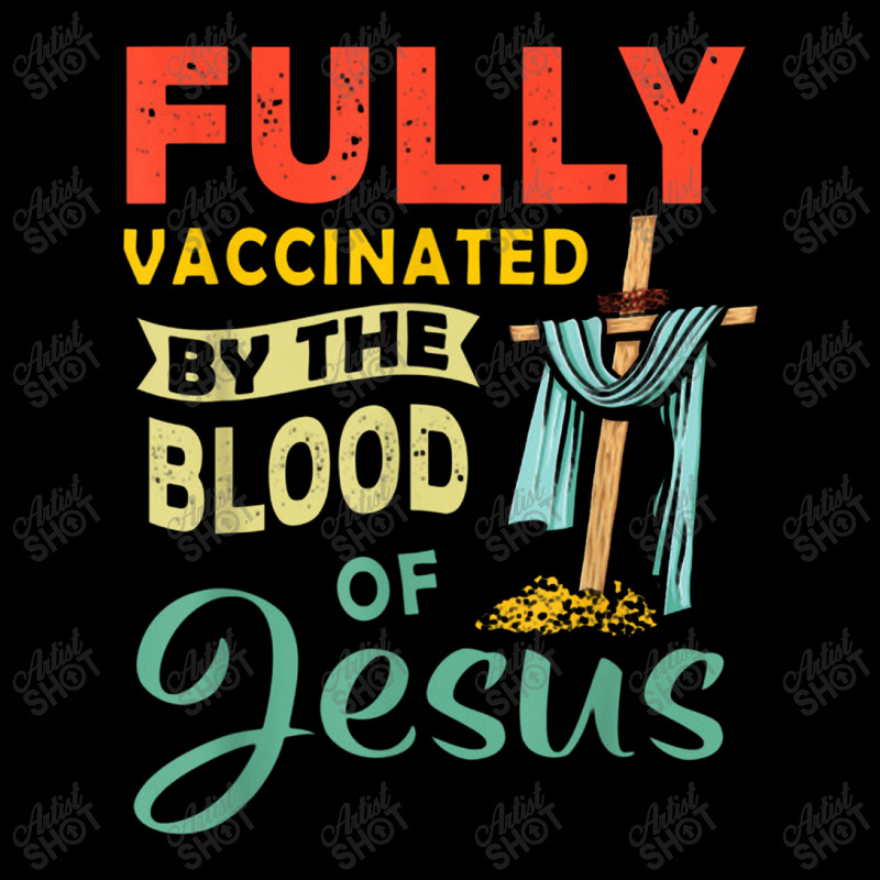 Fully Vaccinated By The Blood Of Jesus Adjustable Cap by kabelistrik | Artistshot