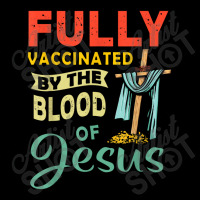 Fully Vaccinated By The Blood Of Jesus Cropped Hoodie | Artistshot