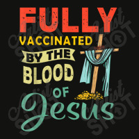 Fully Vaccinated By The Blood Of Jesus Scorecard Crop Tee | Artistshot