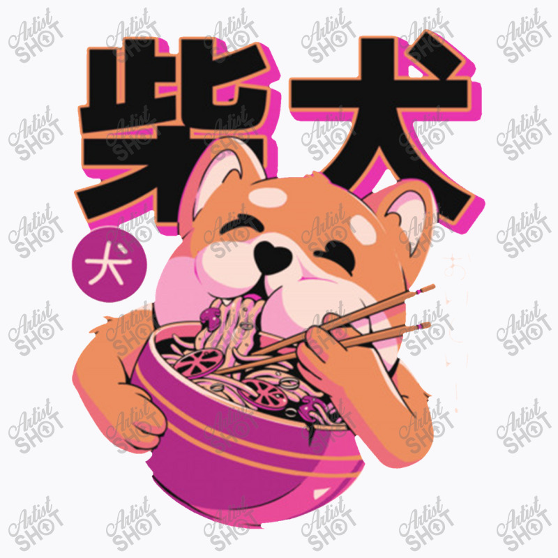 Shiba Noodles T-shirt | Artistshot