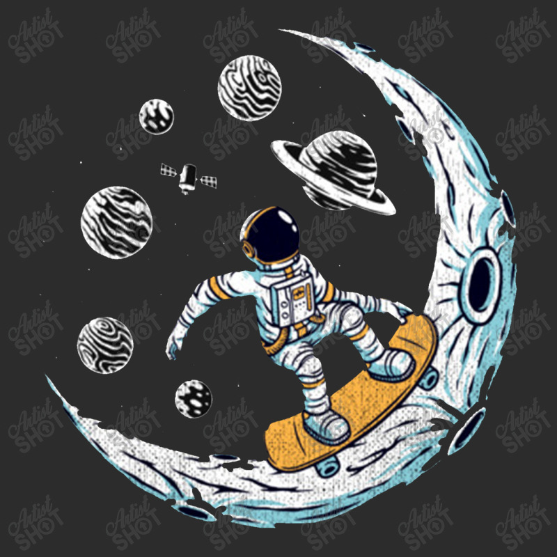 Skating Astronaut Moon Exclusive T-shirt | Artistshot