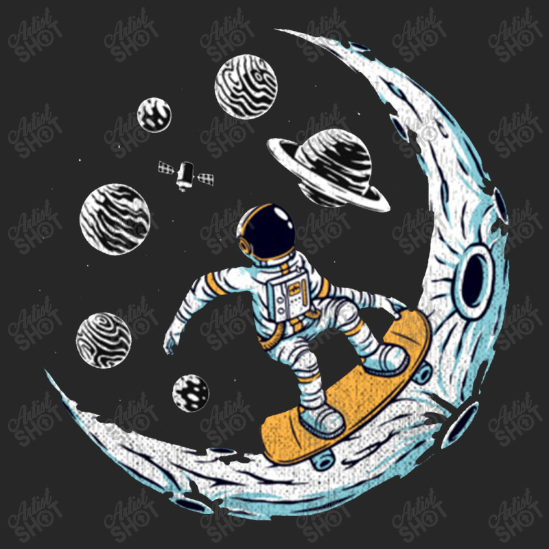 Skating Astronaut Moon Men's T-shirt Pajama Set | Artistshot