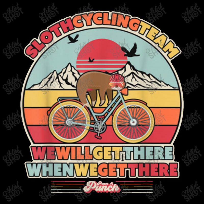 Sloth Cycling Team We Will Get There When We Get There Fleece Short | Artistshot