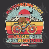 Sloth Cycling Team We Will Get There When We Get There Vintage Hoodie And Short Set | Artistshot