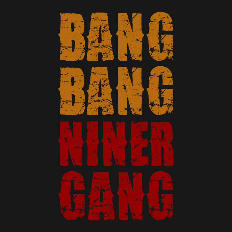 Bang Bang Niner Gang Football Medium-length Apron | Artistshot