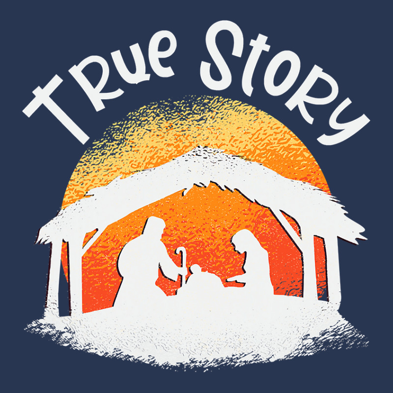 Christian True Story Of Jesus Birth Nativity Christians Christmas 120 Ladies Denim Jacket by hopelessoon | Artistshot