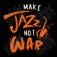 Make Jazz Not War Music White Toddler Sweatshirt | Artistshot