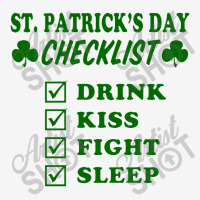 St Patrick Day Checklist Motorcycle License Plate | Artistshot