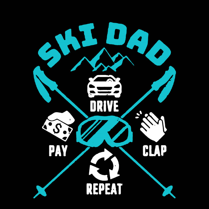 Ski Dad Drive Pay Clap Repeat Toddler 3/4 Sleeve Tee | Artistshot