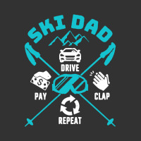 Ski Dad Drive Pay Clap Repeat Baby Bodysuit | Artistshot