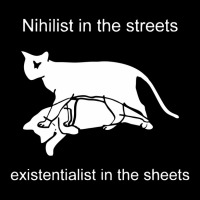 Nihilist In The Street Zipper Hoodie | Artistshot