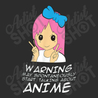 Anime Warning May Spontaneously Start Talking About Anime Exclusive T-shirt | Artistshot