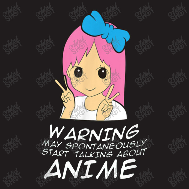 Anime Warning May Spontaneously Start Talking About Anime Waist Apron | Artistshot