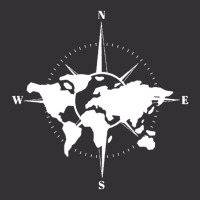 World Map Compass Vintage Hoodie | Artistshot