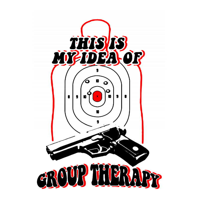 Shooter   This Is My Idea Of Group Therapy Women's V-Neck T-Shirt by Lifestyle | Artistshot