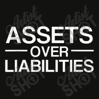 Assets Over Liabilities Accountant Scorecard Crop Tee | Artistshot