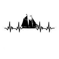 Sailing Sail Boat   Heartbeat V-neck Tee | Artistshot