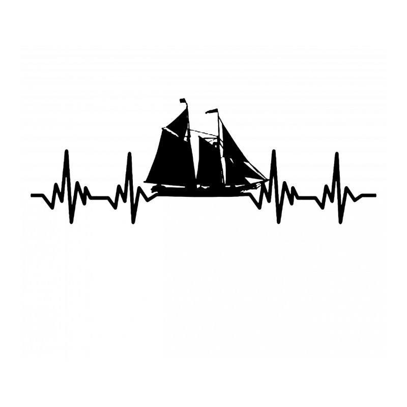 Sailing Sail Boat   Heartbeat V-neck Tee | Artistshot