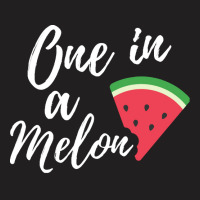 One In A Melon T  Shirt Someone Special Gift   One In A Melon Funny Wa T-shirt | Artistshot