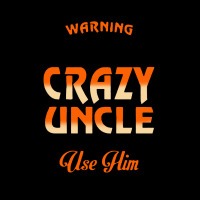 Warning I Have A Crazy Uncle Cropped Sweater | Artistshot