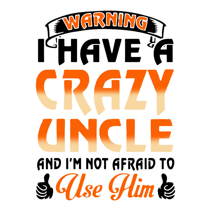 Warning I Have A Crazy Uncle Maternity Scoop Neck T-shirt | Artistshot