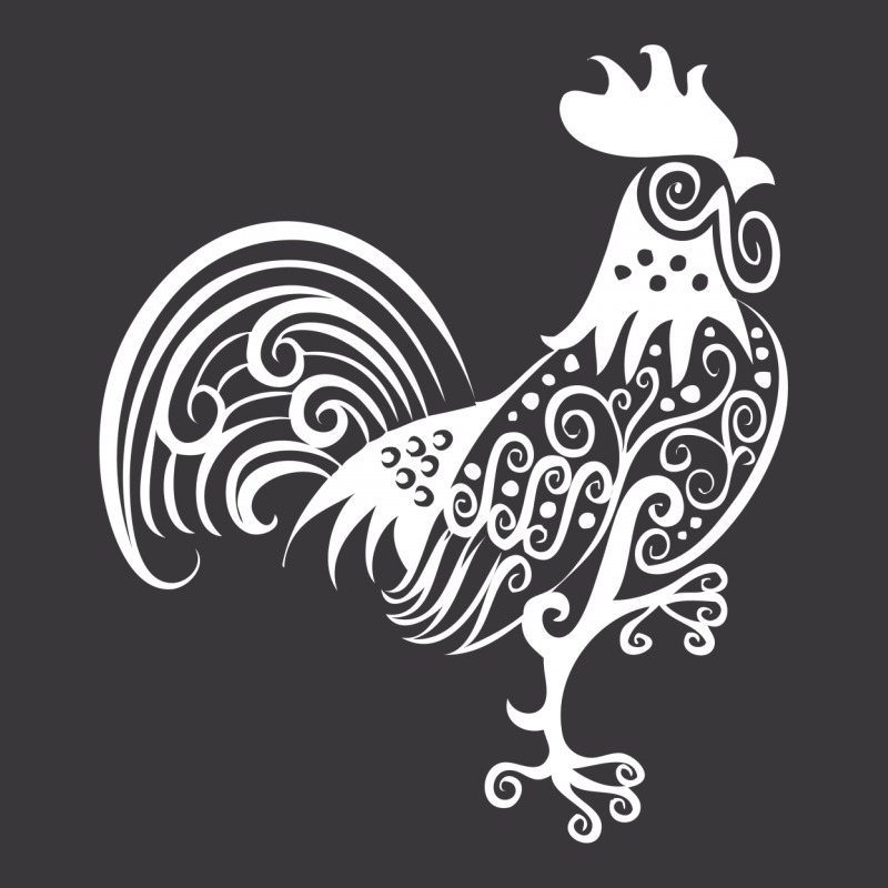 Rooster Pattern Ornament Ladies Curvy T-Shirt by Specstore | Artistshot