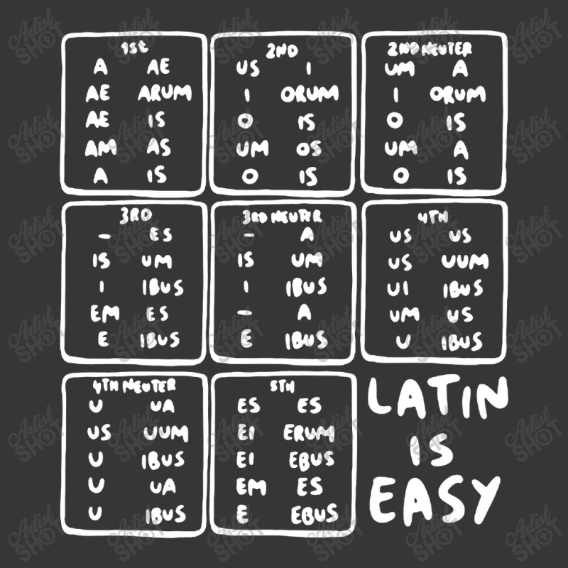 Latin Declensions Cheatsheet Ladies Toddler Hoodie by Vario | Artistshot