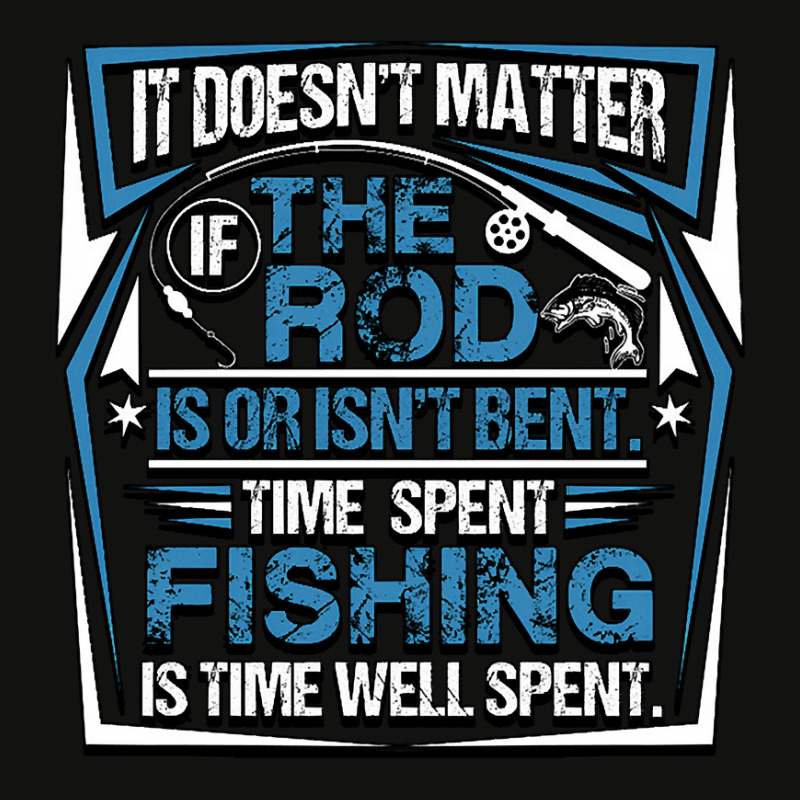 Fishing Fish It Doesnt Matter If The Rod Is Or Isnt Bent Time Spet Fis Scorecard Crop Tee by permad | Artistshot