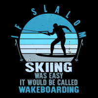 Skiing Lover Skier Slalom Skiing Skiing Lover Wakeboarding Tee Water S Adjustable Cap | Artistshot