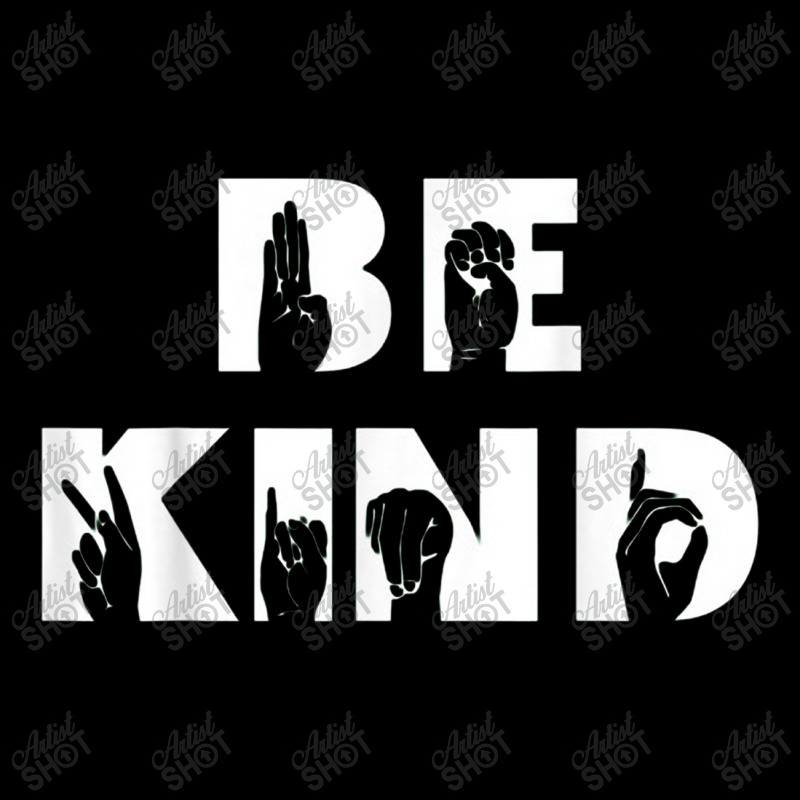 Be Kind Sign Language Deaf Awabe Kind Sign Language Deaf Awareness Asl Toddler Sweatshirt by komporgass | Artistshot