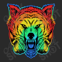 Angry Wolf Headphone Colorful Toddler T-shirt | Artistshot