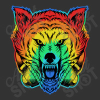 Angry Wolf Headphone Colorful Baby Bodysuit | Artistshot