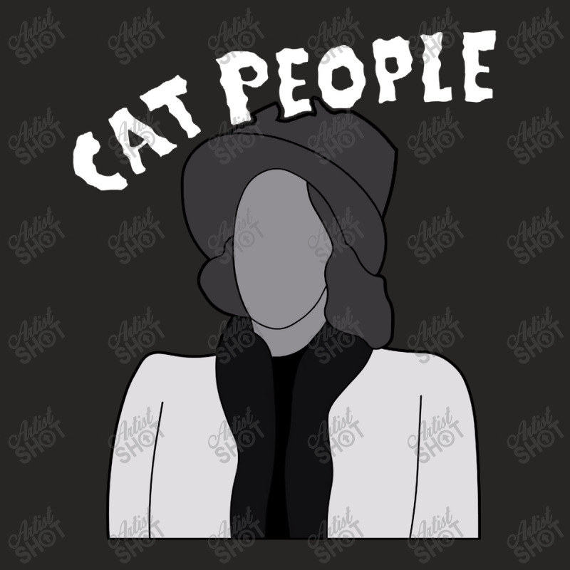 Cat People Horror Ladies Fitted T-Shirt by JarixArt | Artistshot