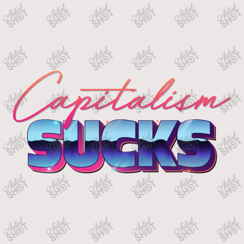 Capitalism Sucks 80s Styled Design Pocket T-shirt | Artistshot